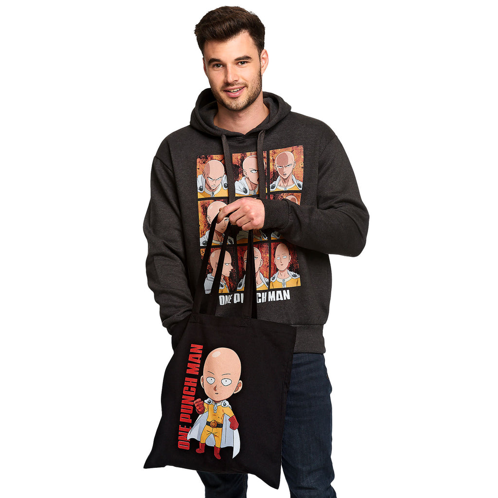 Product image One Punch Man - Emotions of Saitama Hoodie Grey