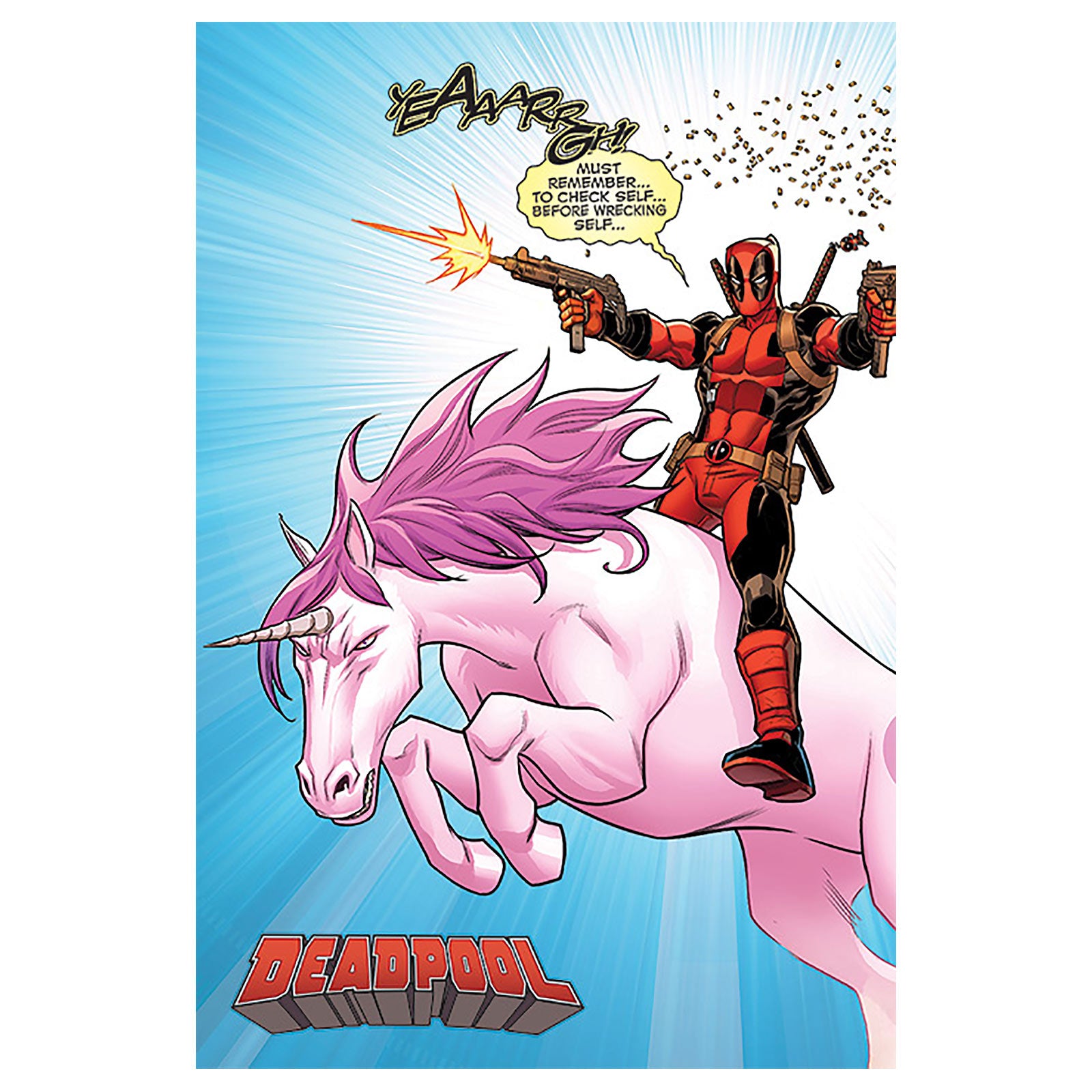 Product image Deadpool - Unicorn Ride Maxi Poster