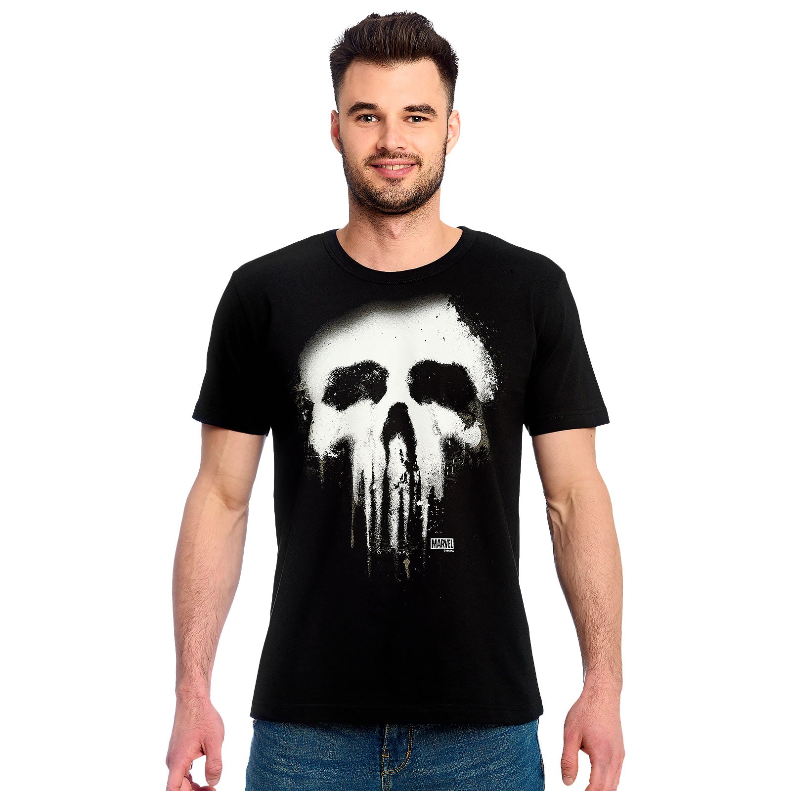 Product image Punisher - Faded Skull Logo T-Shirt Black