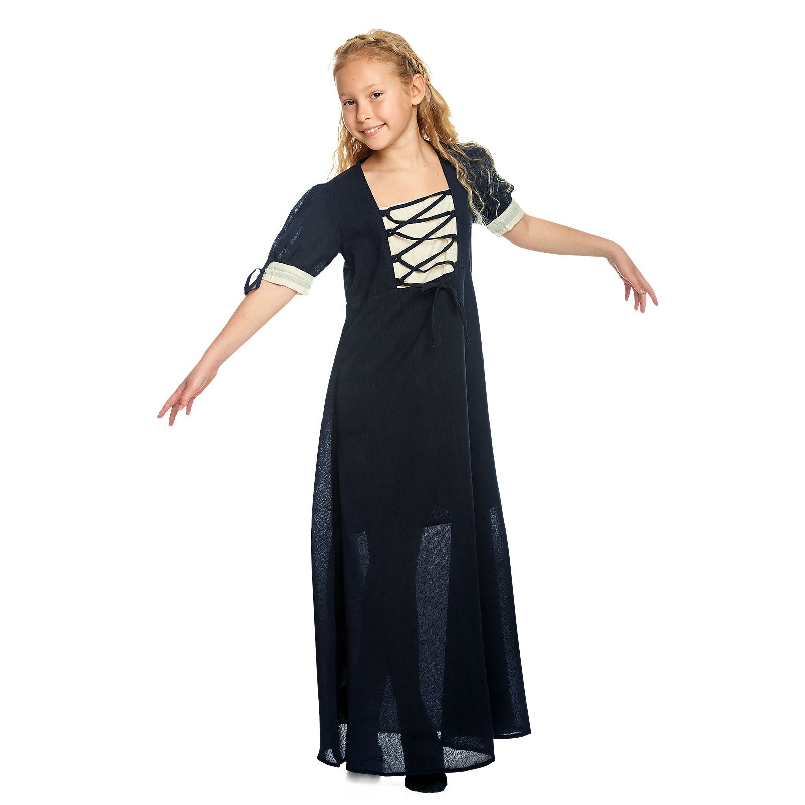 Product image Medieval Summer Dress Children Blue Beige