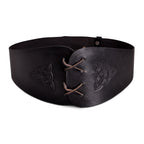Product image Medieval Waist Cincher Alana with Celtic Embossing Black