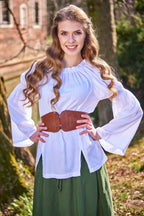 Product image Medieval Corset Belt Alana with Celtic Embossing brown
