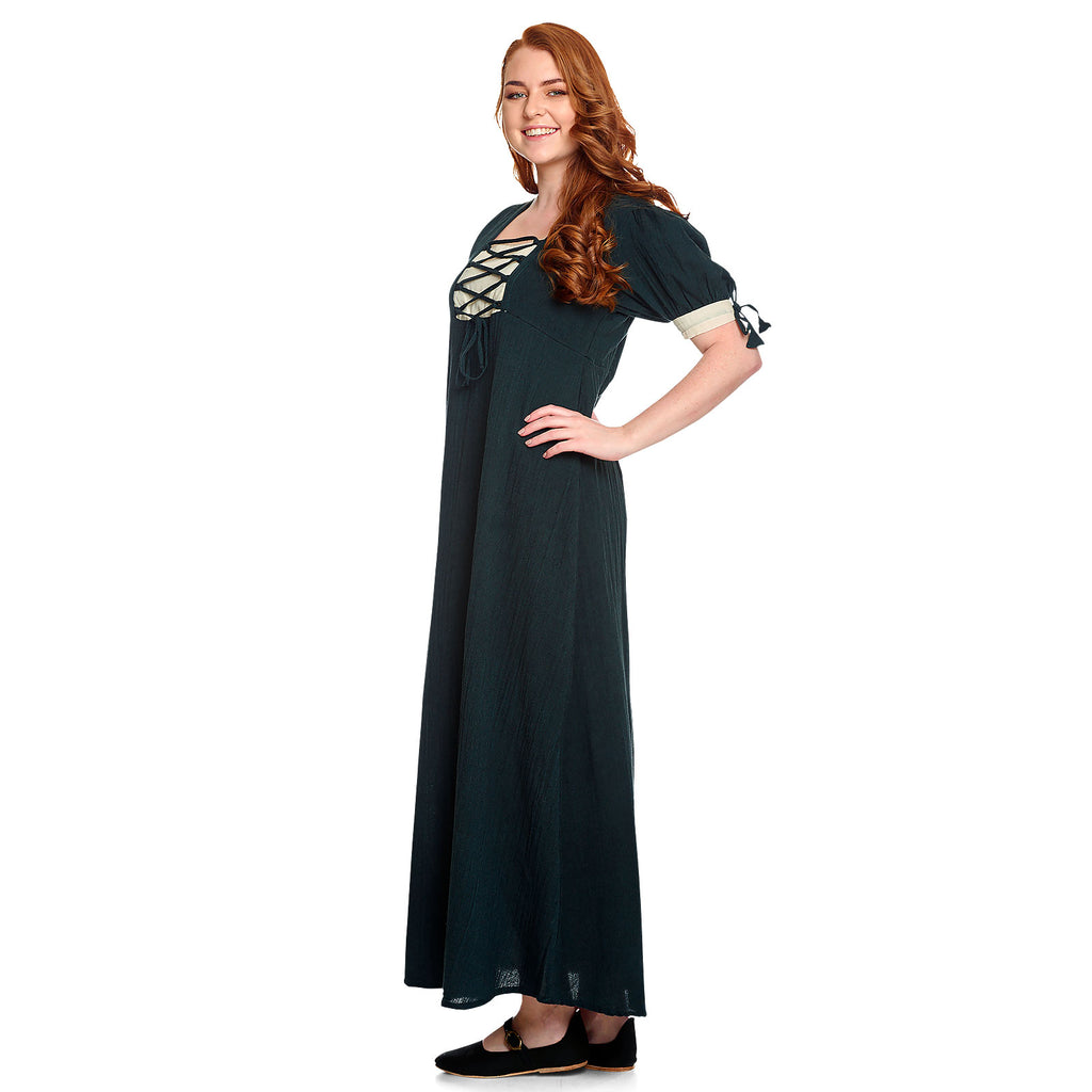 Product image Medieval Summer Dress Lysa green-beige