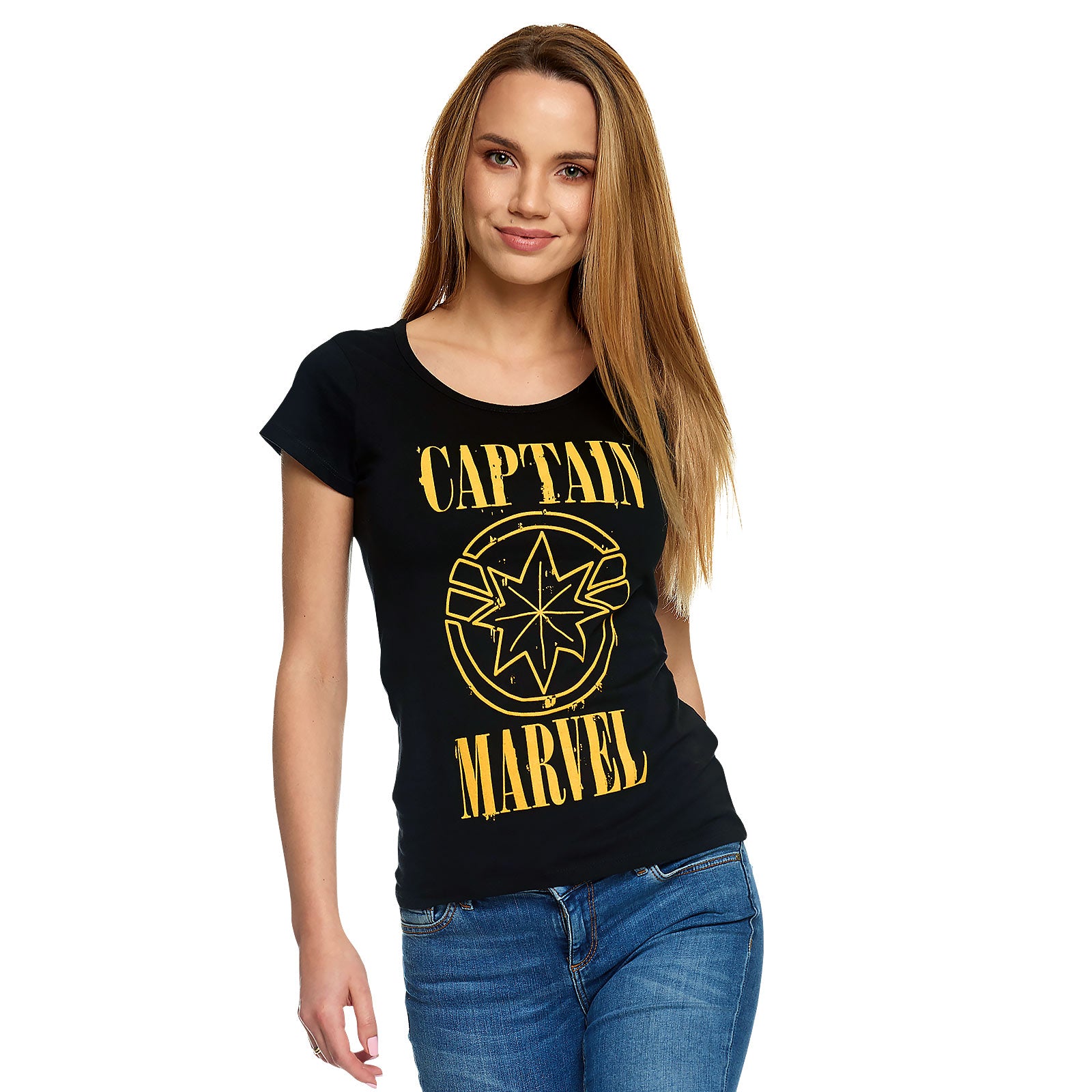 Product image Captain Marvel - Grunge Logo Women's T-Shirt Black