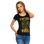 Product image Captain Marvel - Grunge Logo Women's T-Shirt Black