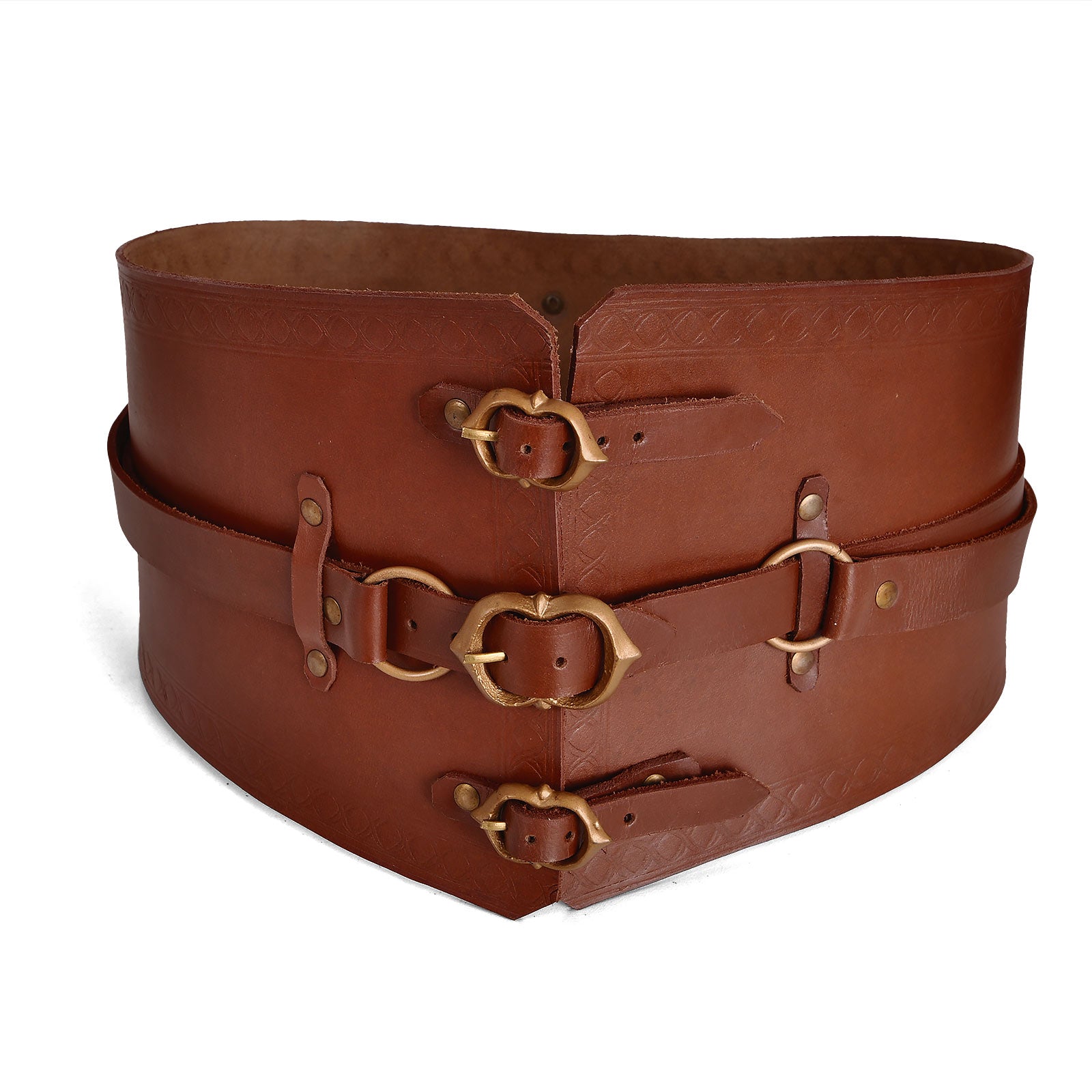 Product image Medieval bodice belt Audrey deluxe brown