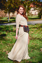 Product image Medieval Leather Belt Pouch Udo brown
