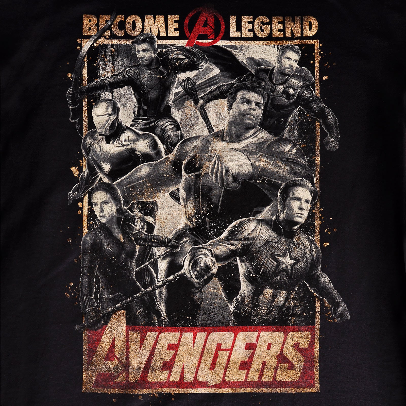 Product image Avengers - Become A Legend Poster T-Shirt black
