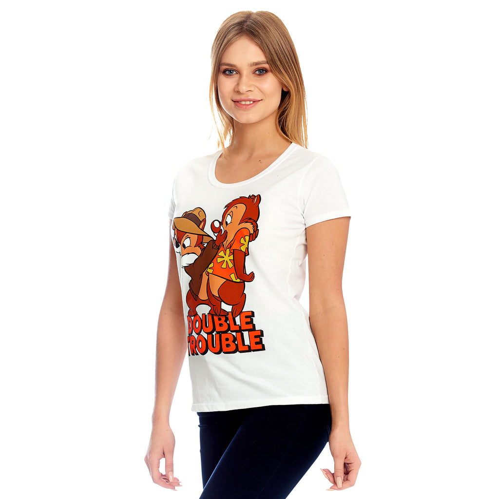 Product image Chip and Dale - Double Trouble Women's T-Shirt White
