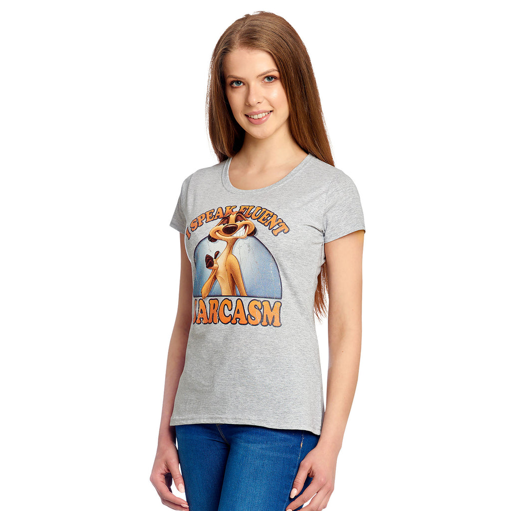 Product image The Lion King - Timon Sarcasm Women's T-Shirt Grey