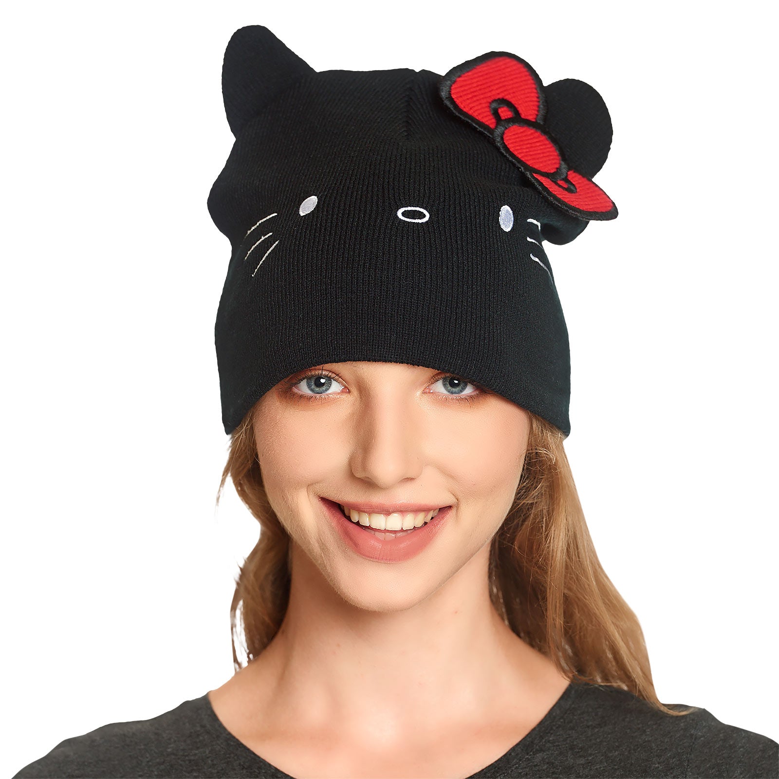 Product image Hello Kitty Beanie with Ears and Bow