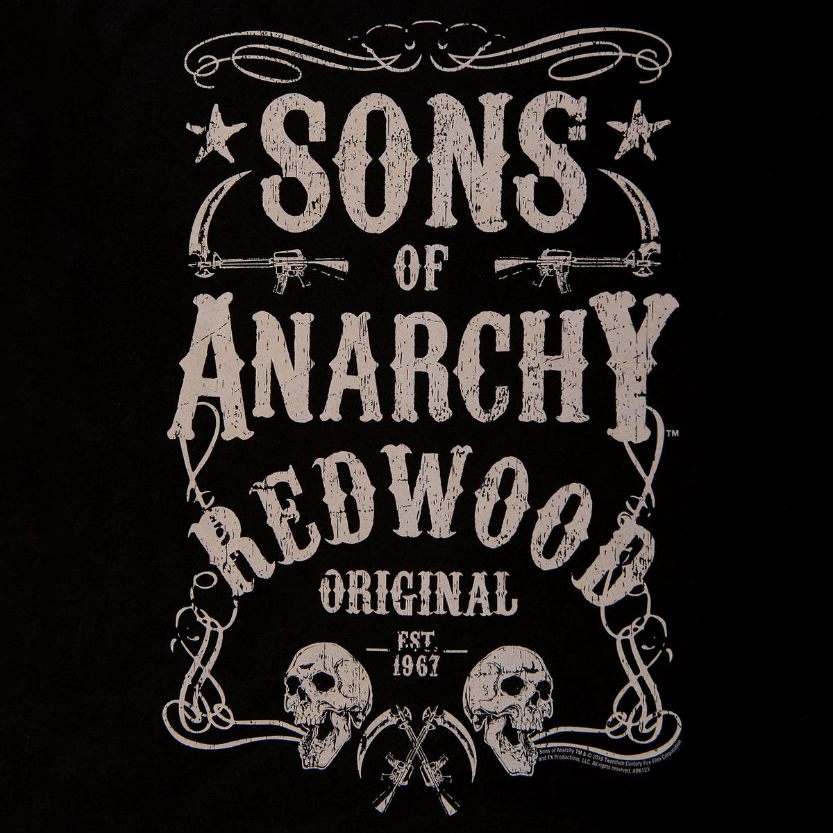 Product image Sons of Anarchy - Redwood Original Est. 1967 T-Shirt black