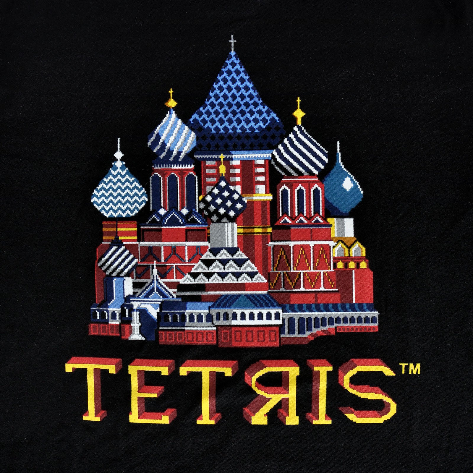 Product image Tetris - Red Square Title Screen T-Shirt Black