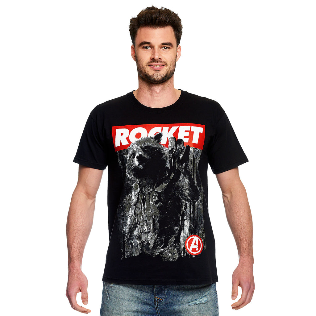 Product image Avengers - Rocket Raccoon T-Shirt Black