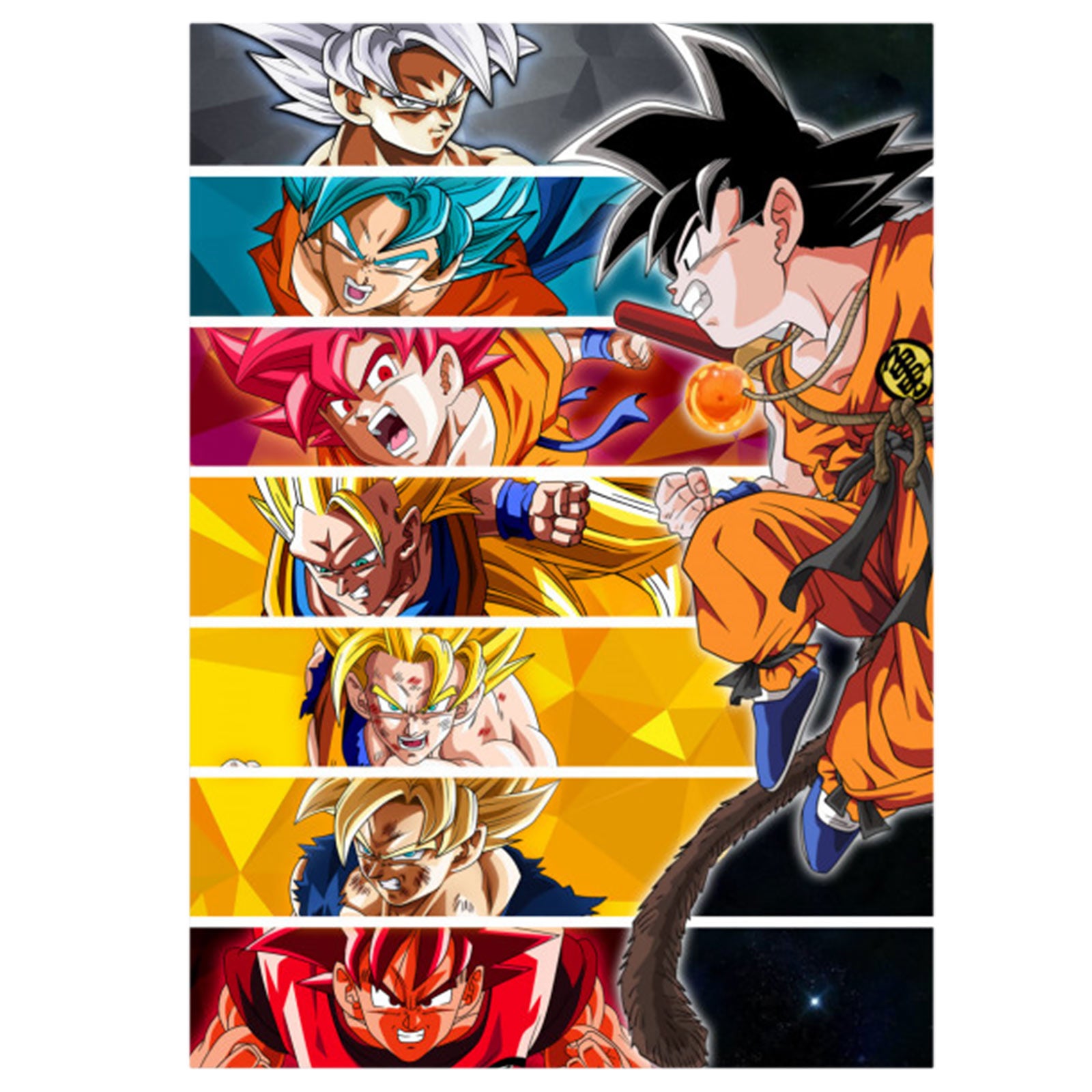 Product image Goku Metal Poster for Dragon Ball Fans