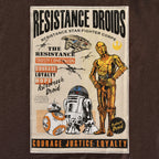 Product image Star Wars - Resistance Droids T-Shirt brown