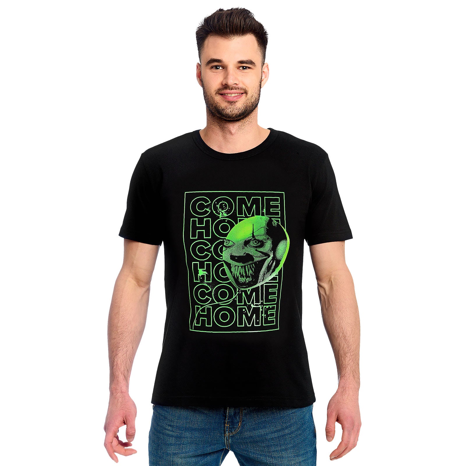 Product image Stephen King's IT - Come Home Glow in the Dark T-Shirt Black