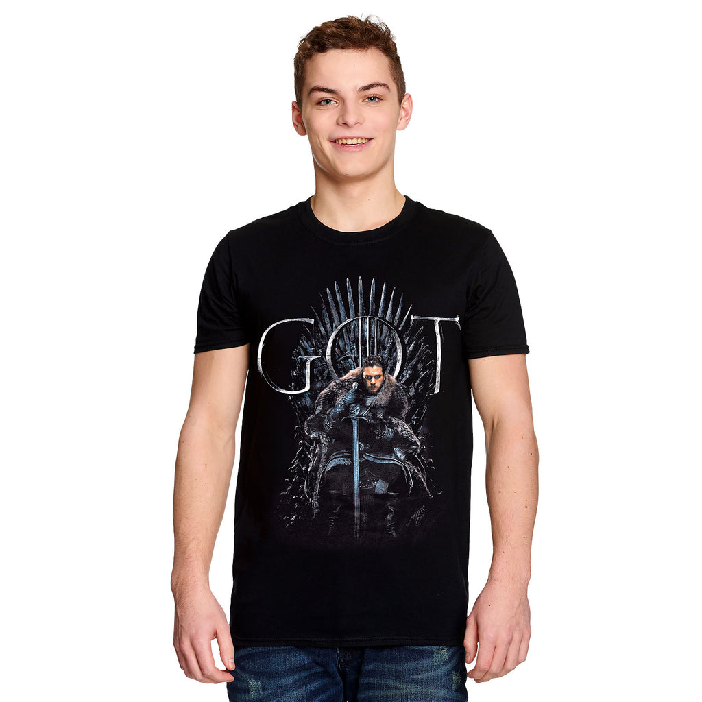 Product image Game of Thrones - Jon Snow For The Throne T-Shirt black