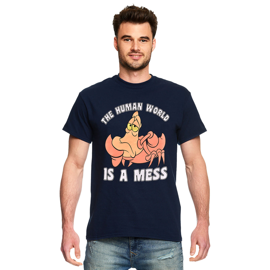 Product image Arielle - Sebastian Human World is a Mess T-Shirt blue
