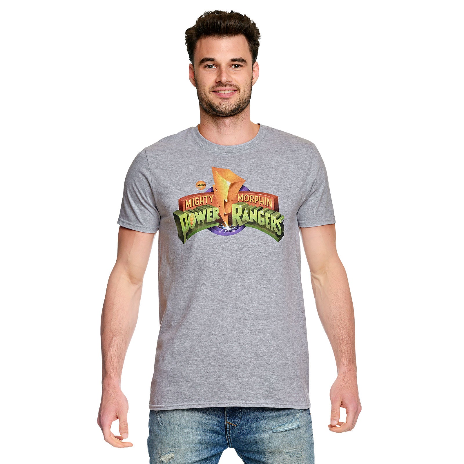 Product image Power Rangers - Logo T-Shirt grey