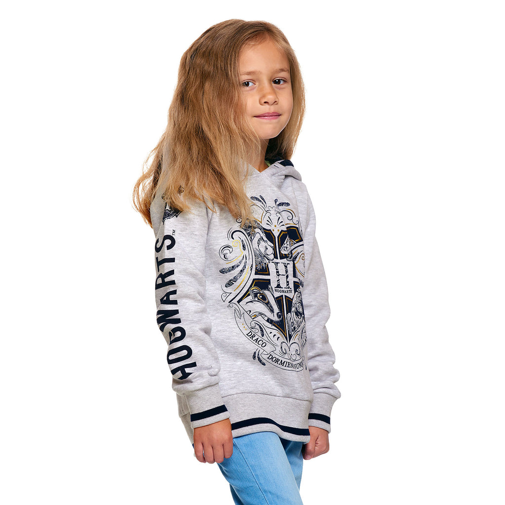 Product image Harry Potter - Hogwarts Kids Hoodie Grey
