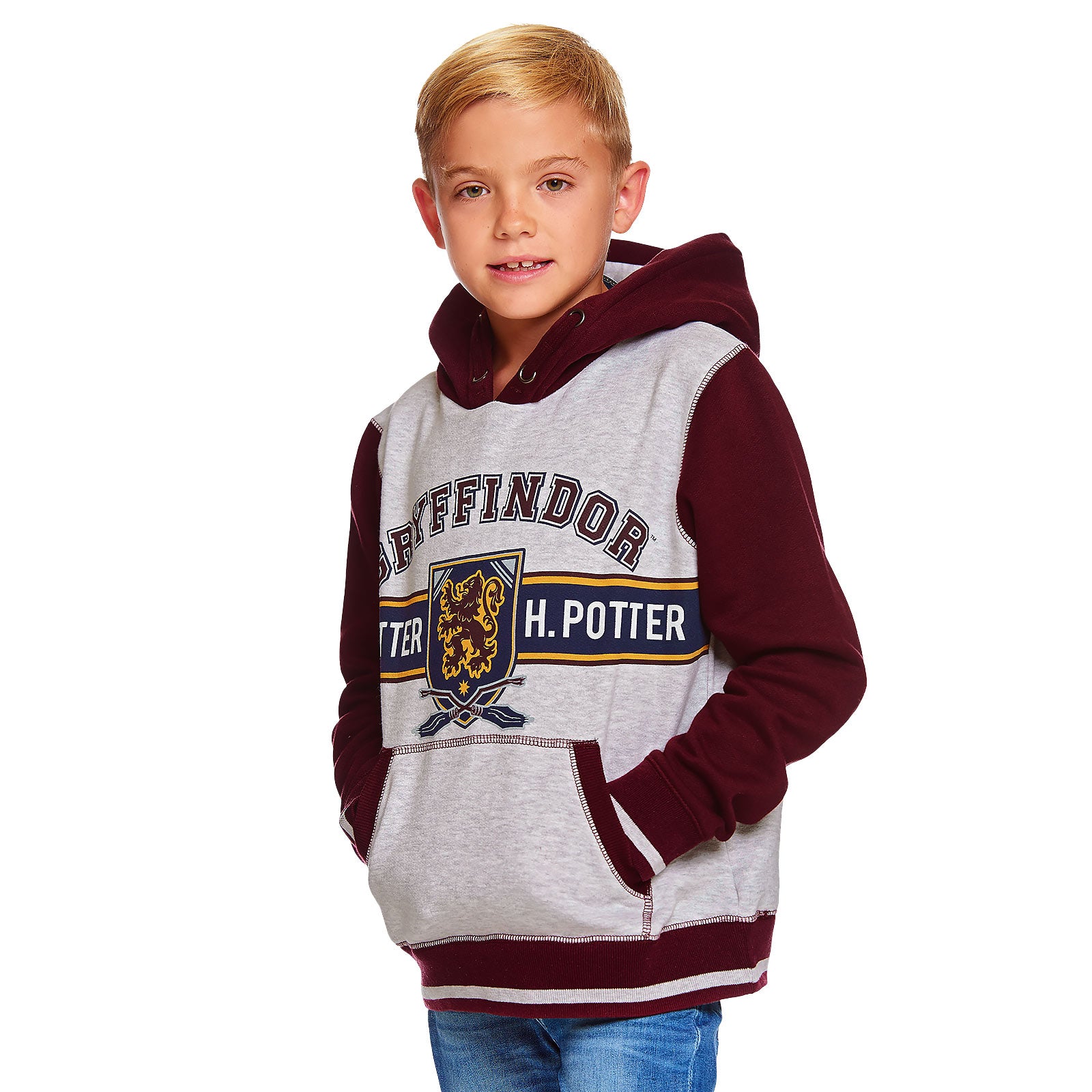 Product image Harry Potter - Gryffindor Children's Hoodie Grey-Red