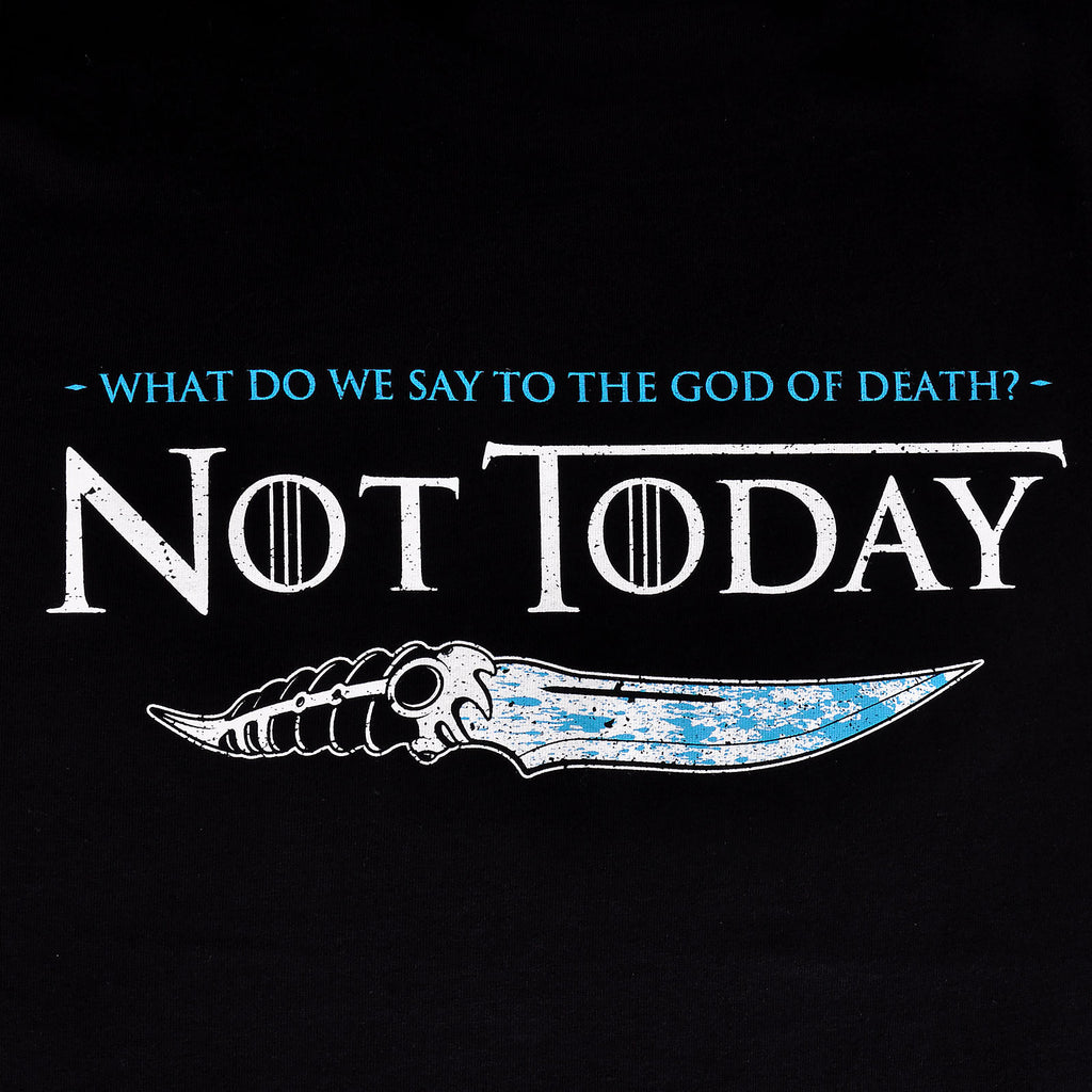 Product image Not Today T-Shirt for Game of Thrones Fans Black