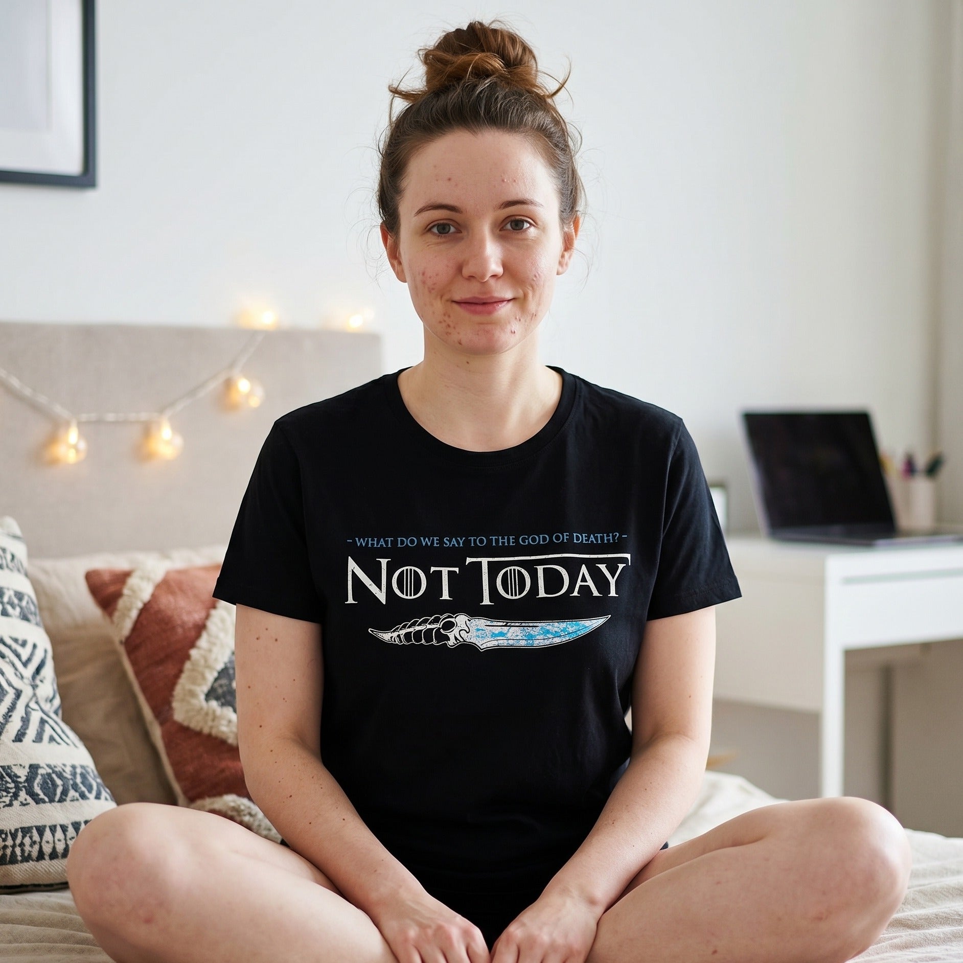Product image Not Today T-Shirt for Game of Thrones Fans Black