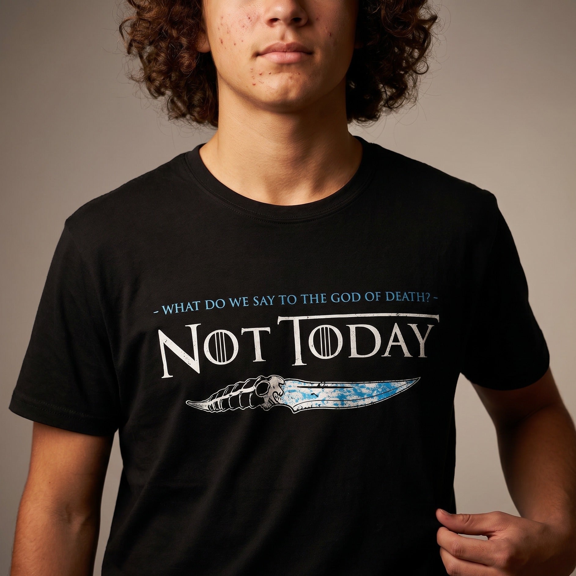 Product image Not Today T-Shirt for Game of Thrones Fans Black