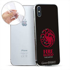 Product image Game of Thrones - Targaryen Crest iPhone X / XS Silicone Case Black