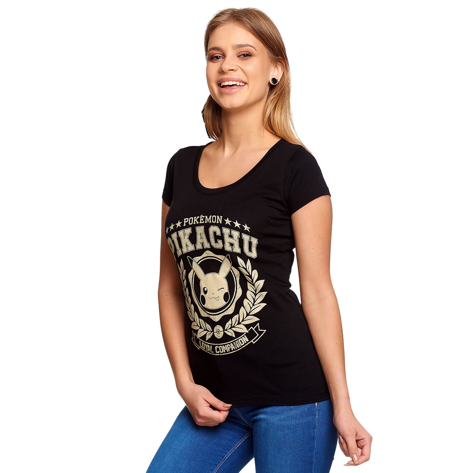 Product image Pokemon - Pikachu Loyal Companion Women's T-Shirt Black