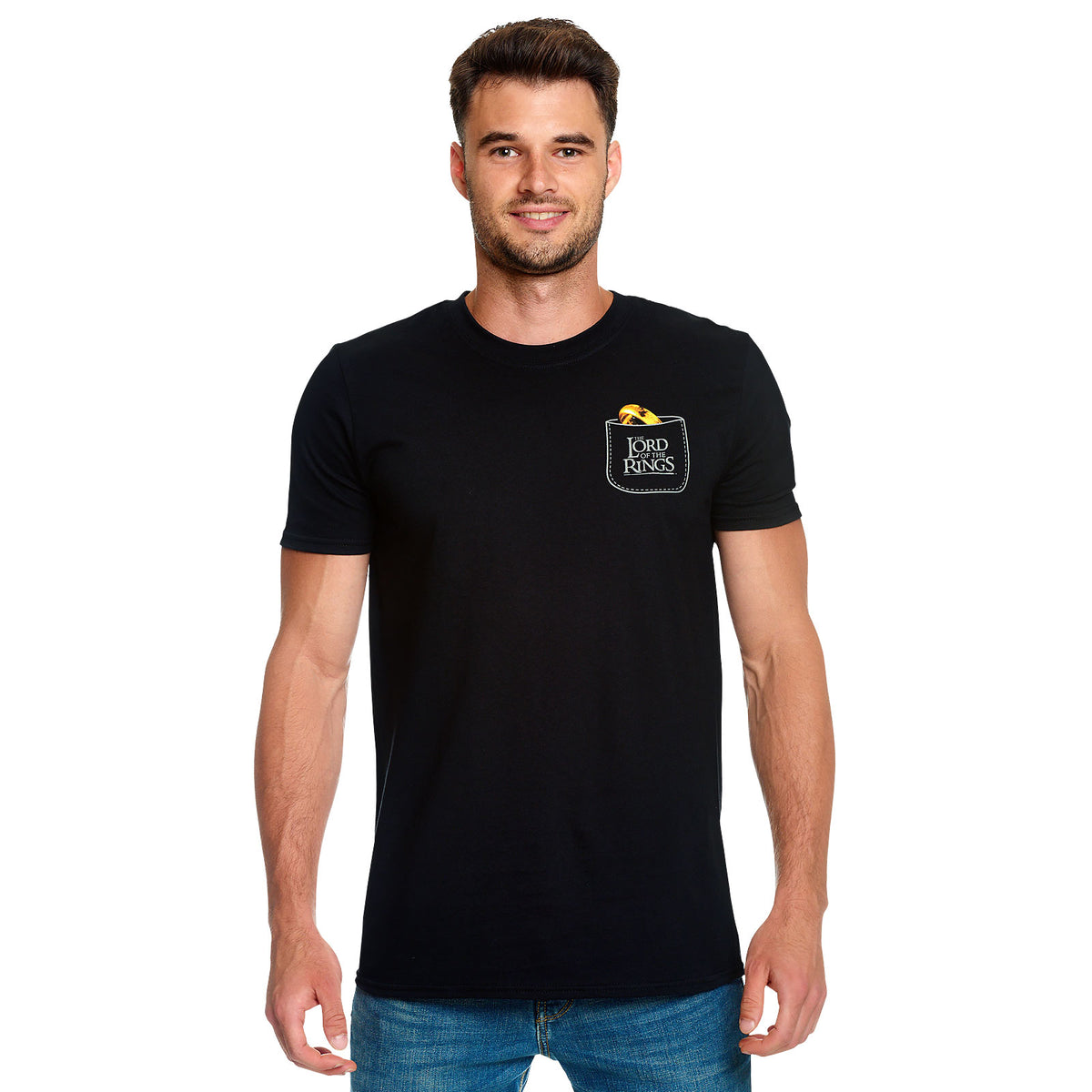 Product image The Lord of the Rings - The One Ring Pocket T-Shirt Black