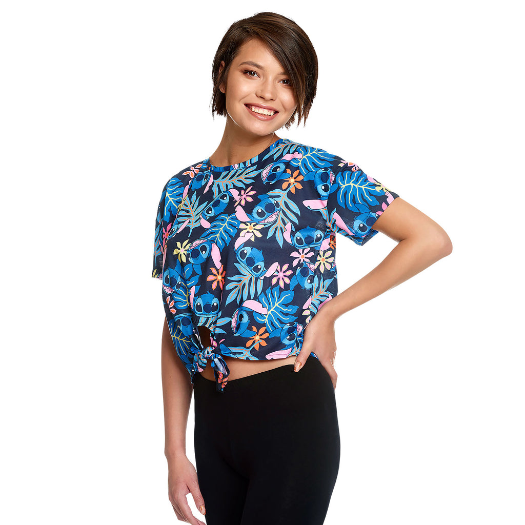 Product image Lilo & Stitch - Aloha Stitch Women's T-Shirt with Knot