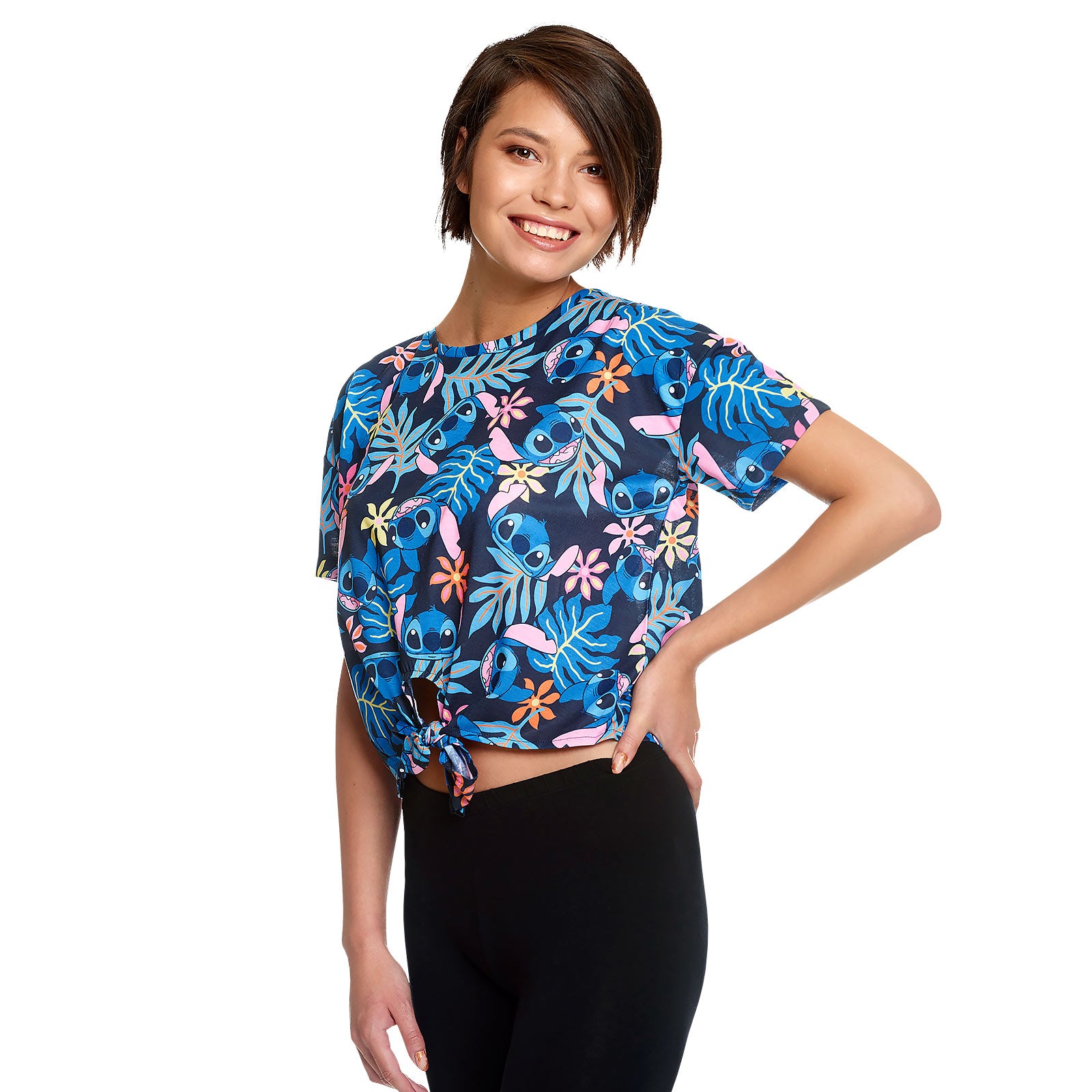 Product image Lilo & Stitch - Aloha Stitch Women's T-Shirt with Knot