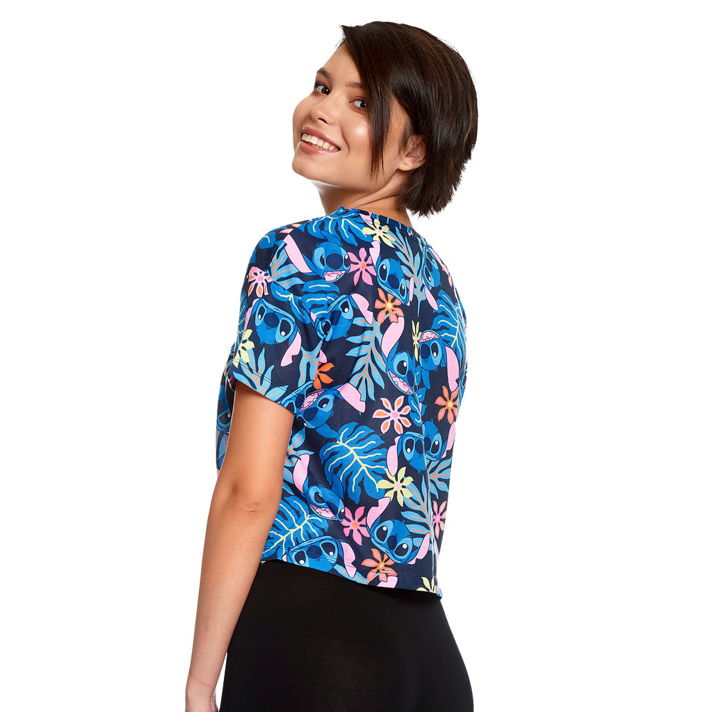 Product image Lilo & Stitch - Aloha Stitch Women's T-Shirt with Knot