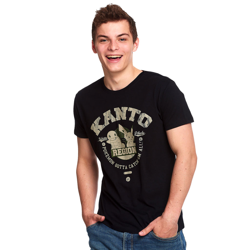 Product image Pokemon - Kanto Region Starter T-Shirt Black