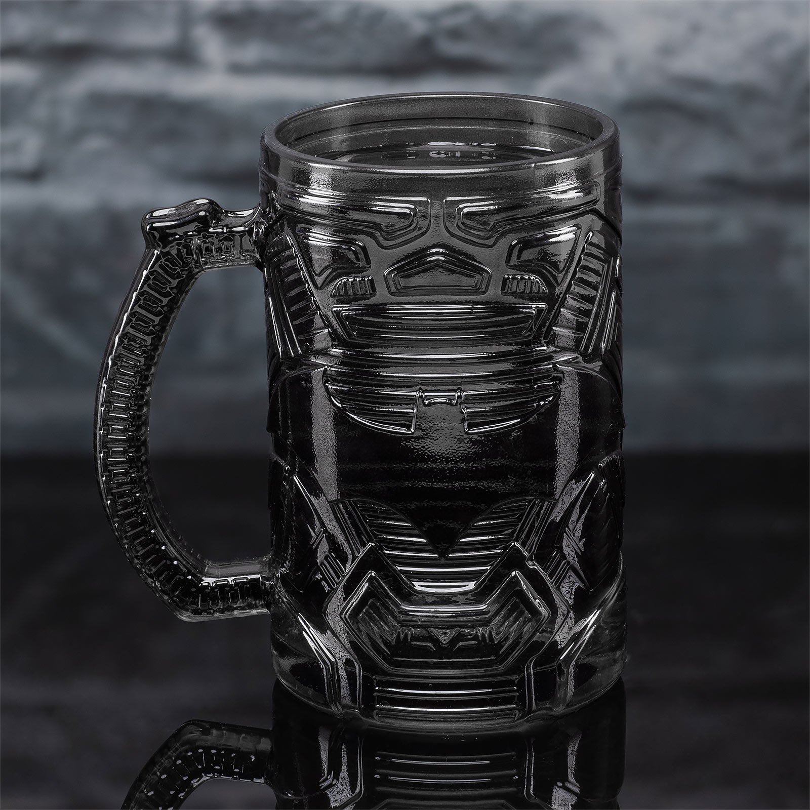Product image Batman Logo Relief Glass Mug Black