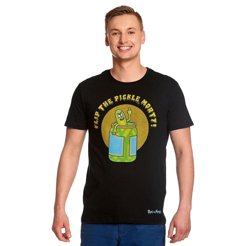 Product image Rick and Morty - Flip the Pickle T-Shirt Black