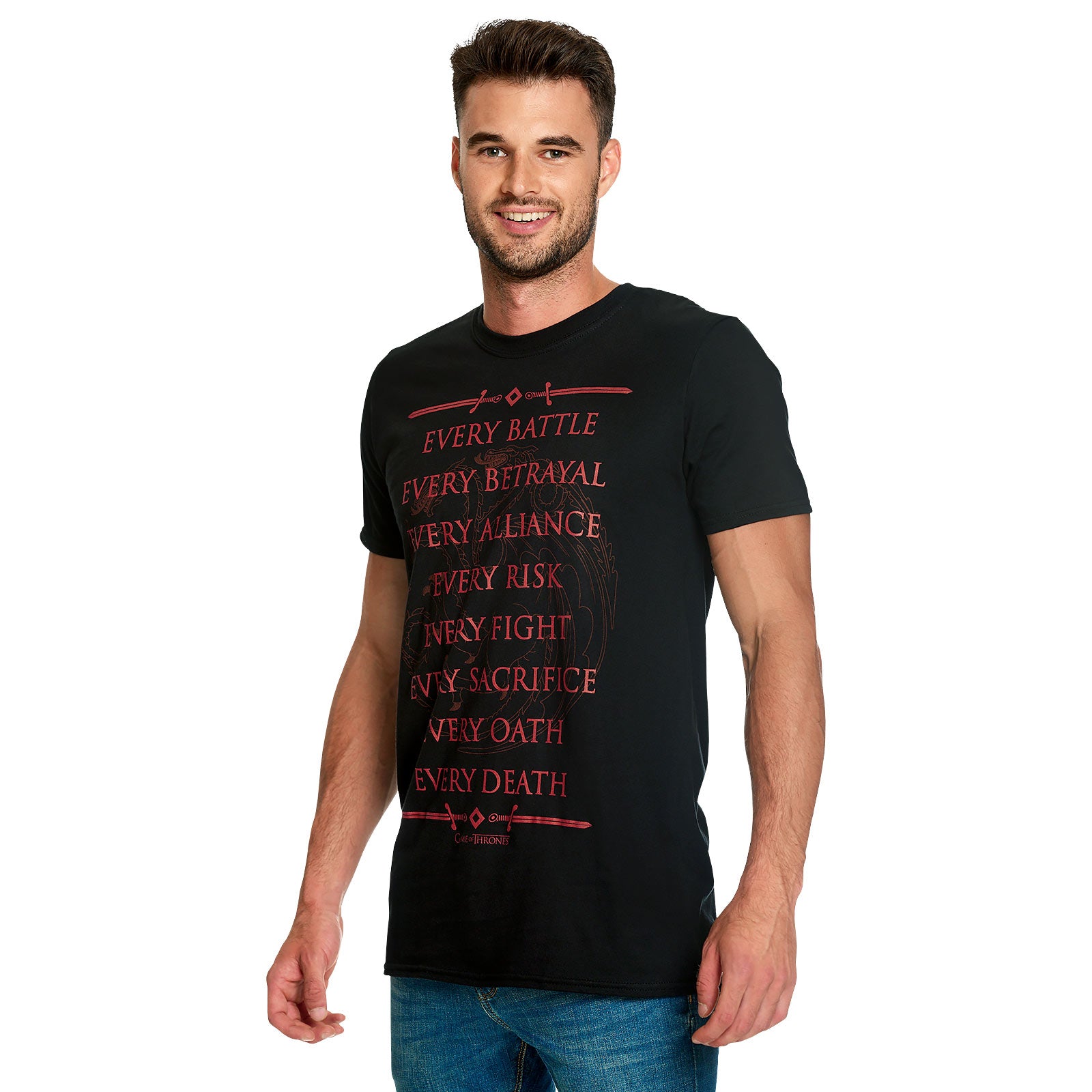 Product image Targaryen For The Throne T-Shirt black - Game of Thrones