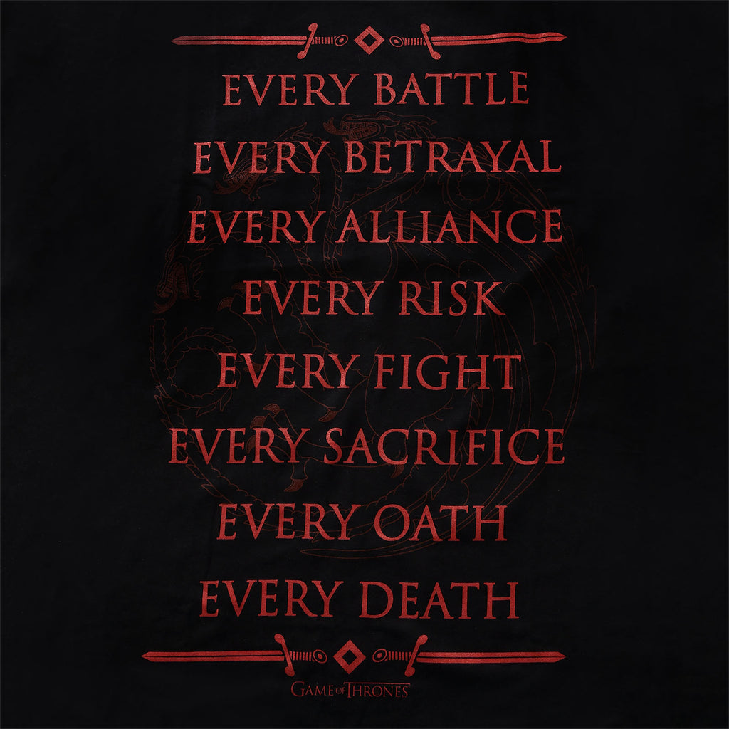 Product image Targaryen For The Throne T-Shirt black - Game of Thrones