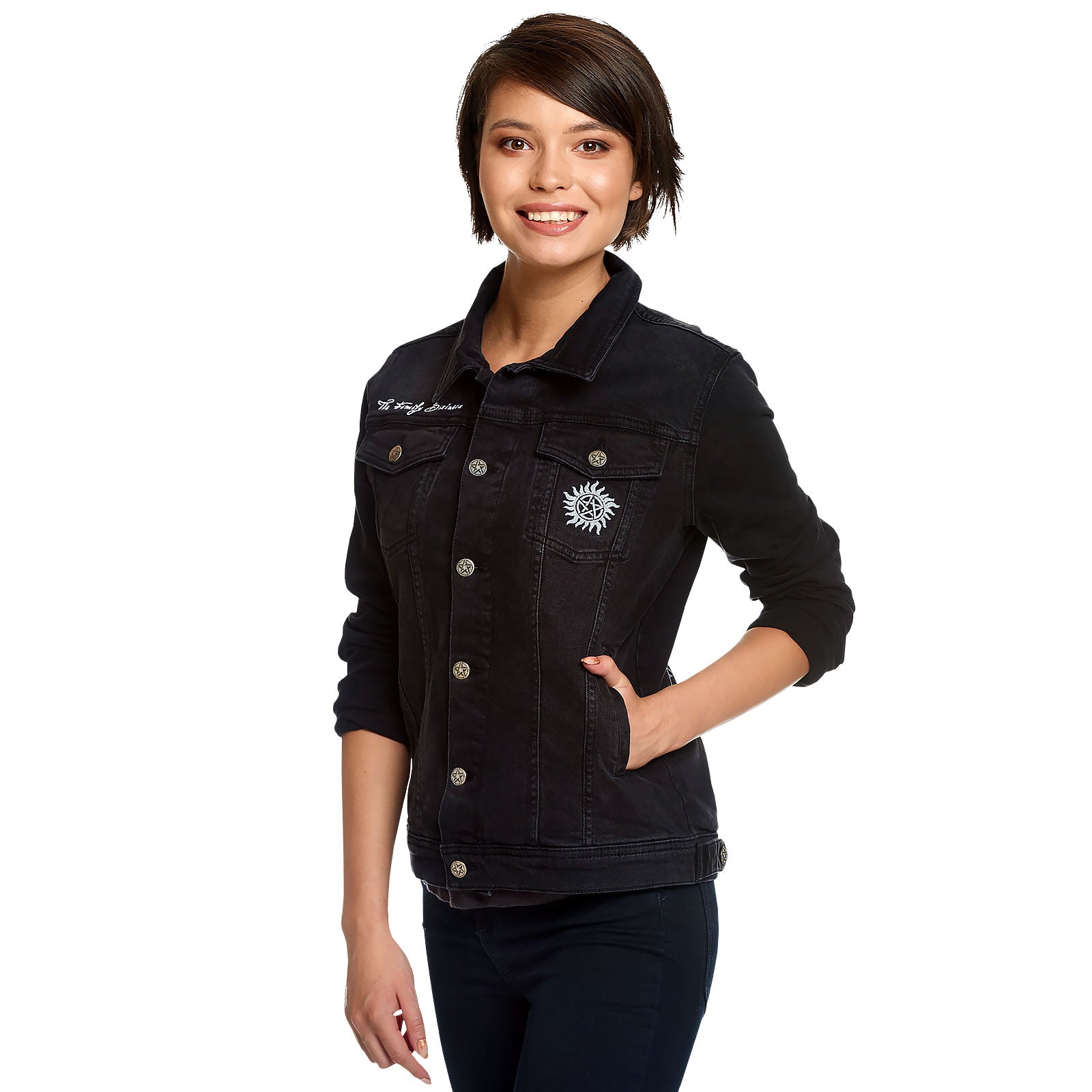 Product image Supernatural - Devil's Trap Denim Jacket Women Black