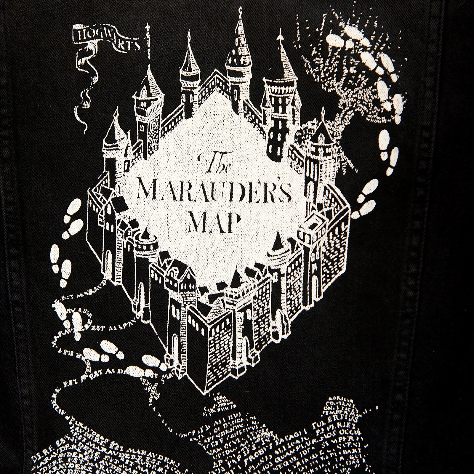 Product image Harry Potter - Marauder's Map Denim Jacket Women's black