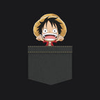 Product image One Piece - Pocket Luffy T-Shirt black