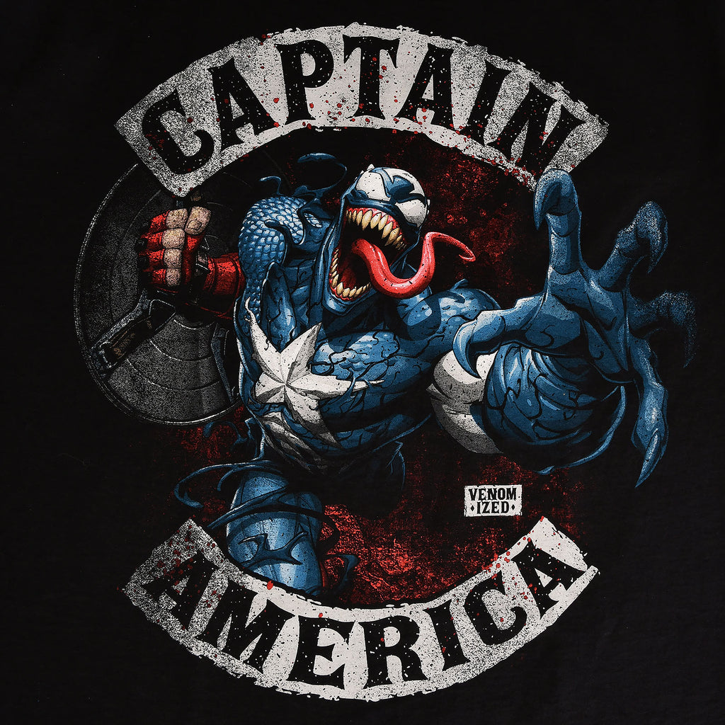 Product image Captain America - Venomized T-Shirt Black
