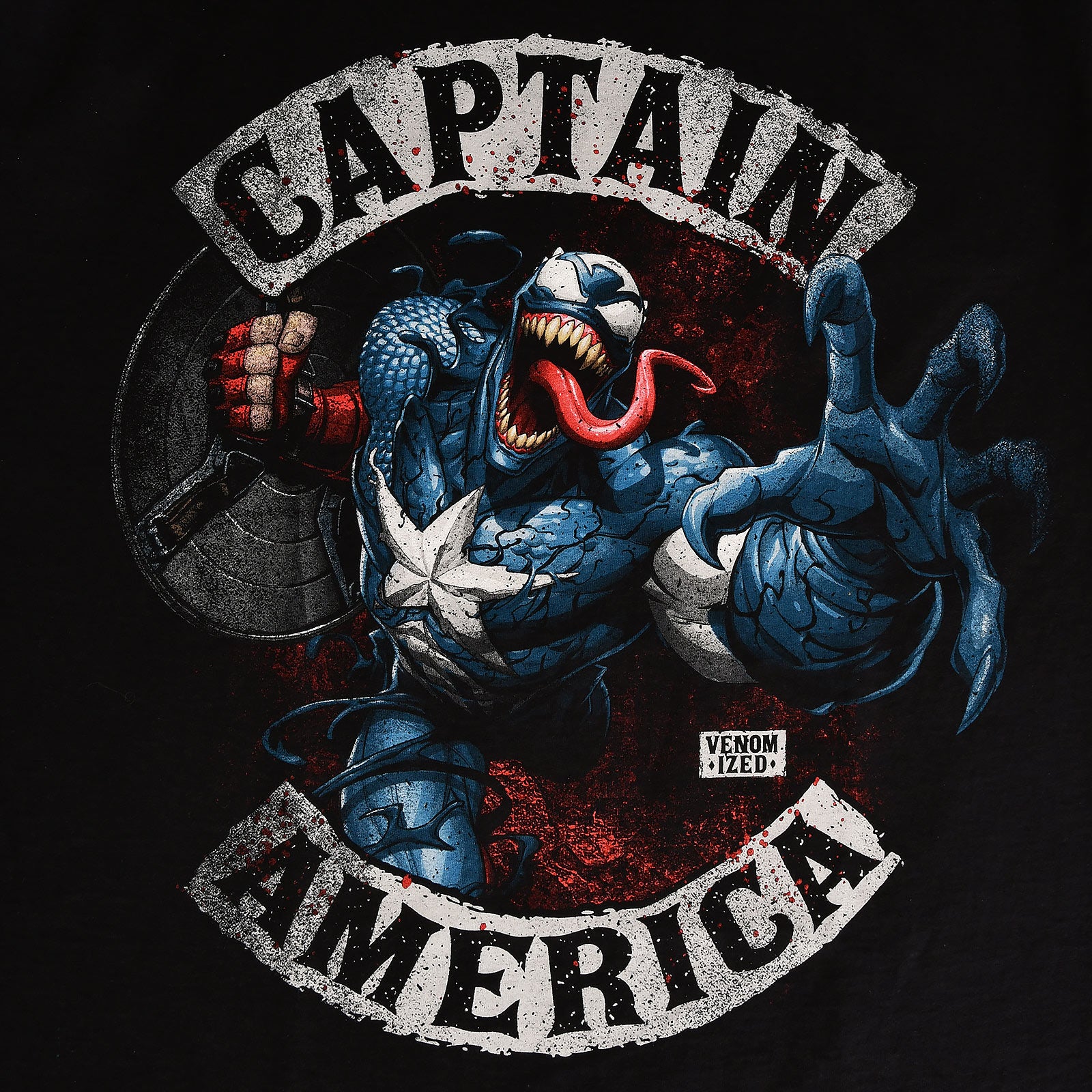 Product image Captain America - Venomized T-Shirt Black