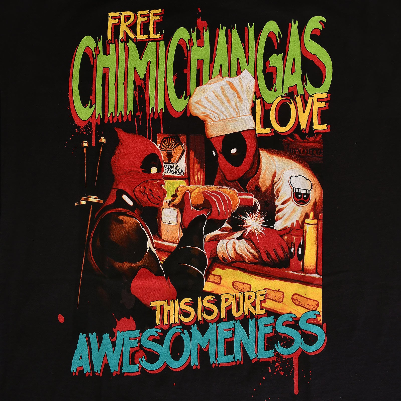 Product image Deadpool - Chimichangas Love T-Shirt black