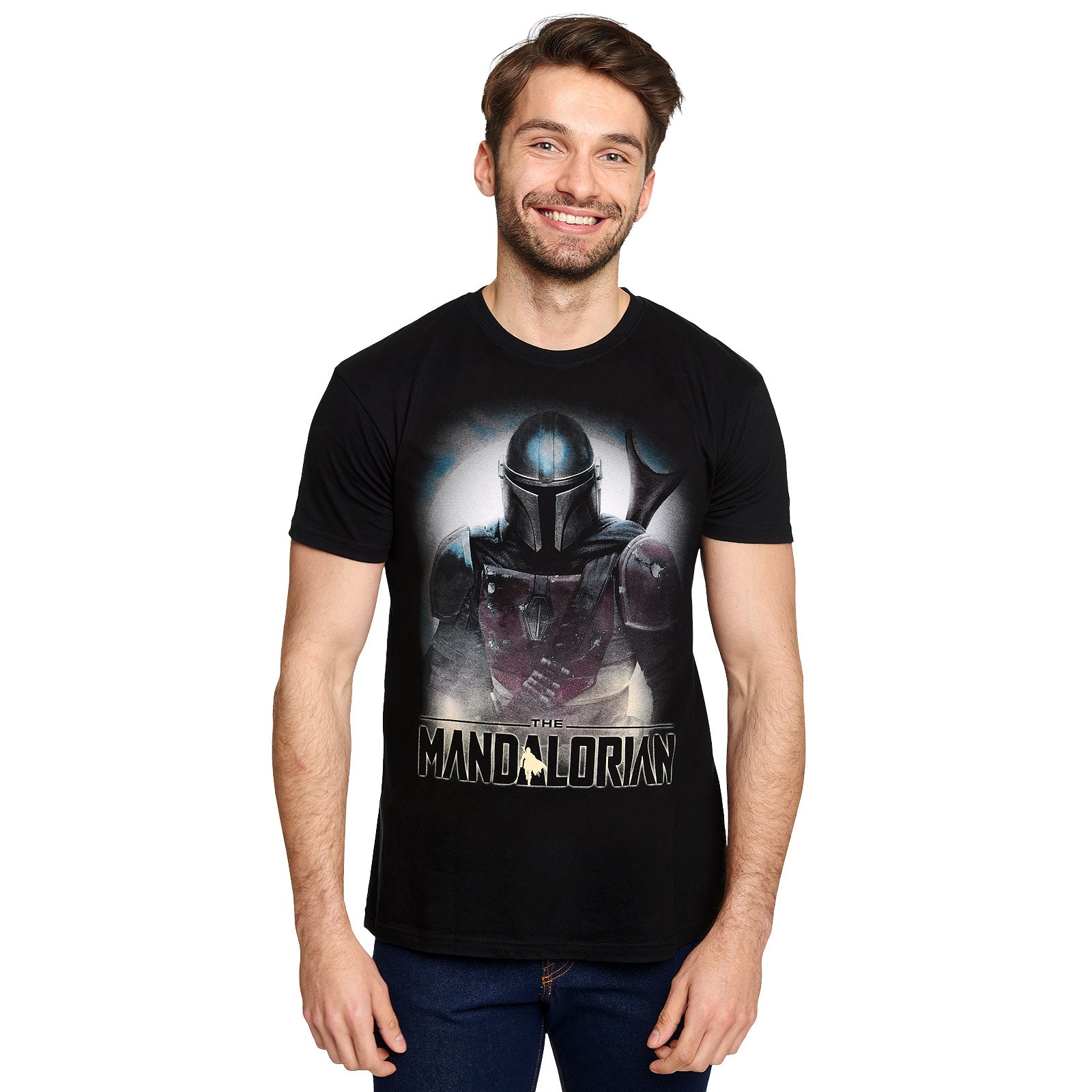 Product image The Mandalorian Fighter T-Shirt black - Star Wars