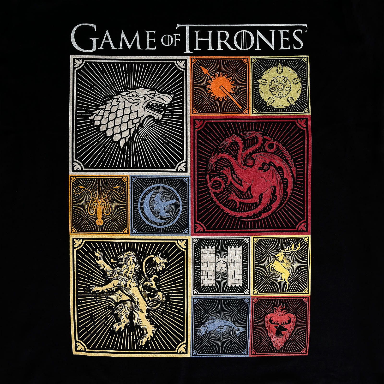 Product image Game of Thrones - Houses Crests T-Shirt black