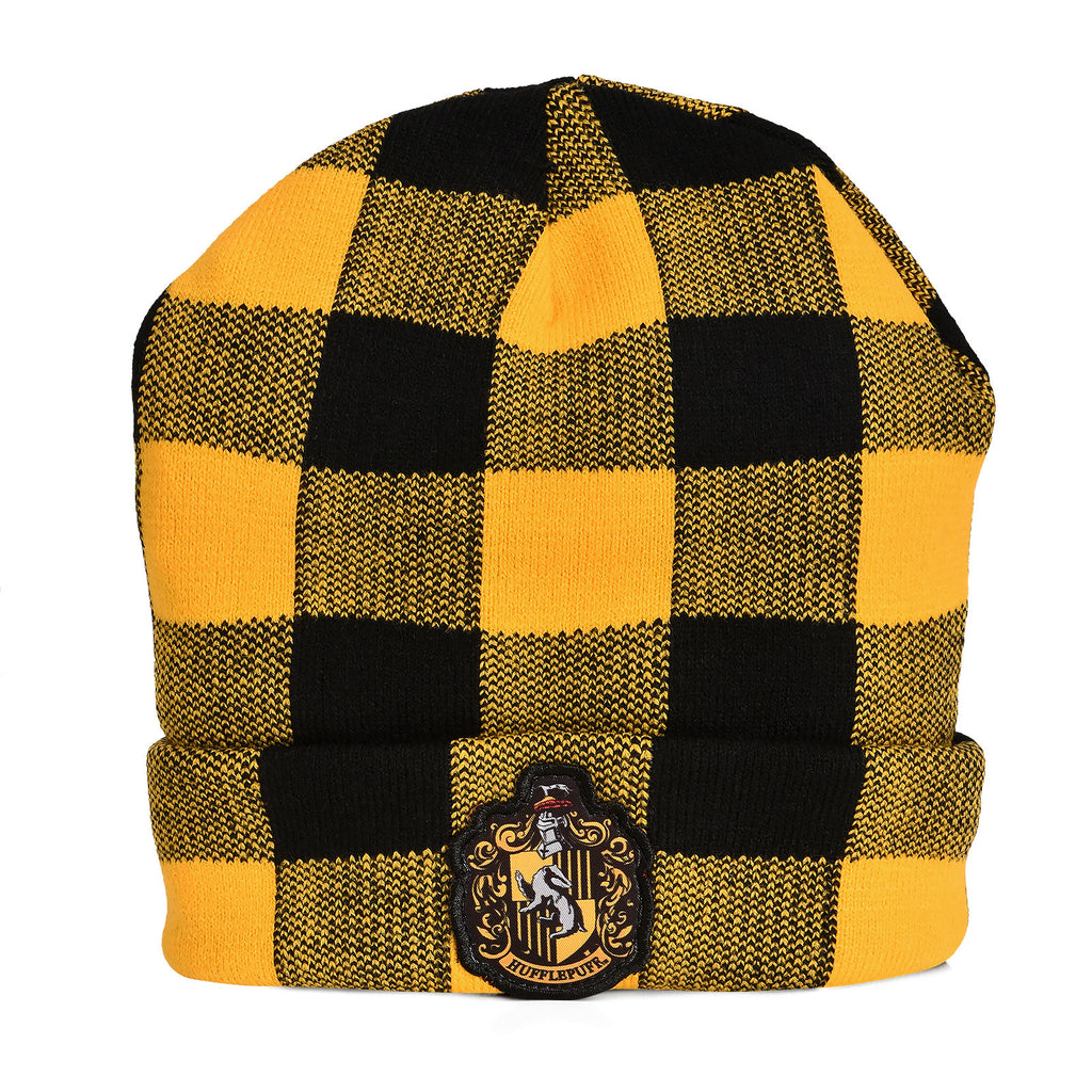 Product image Harry Potter - Hufflepuff Crest Checkered Hat
