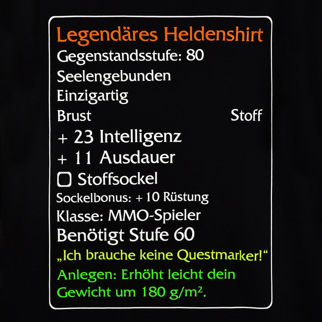 Product image Level-60-Item Legendary Heroes Classic T-Shirt Black